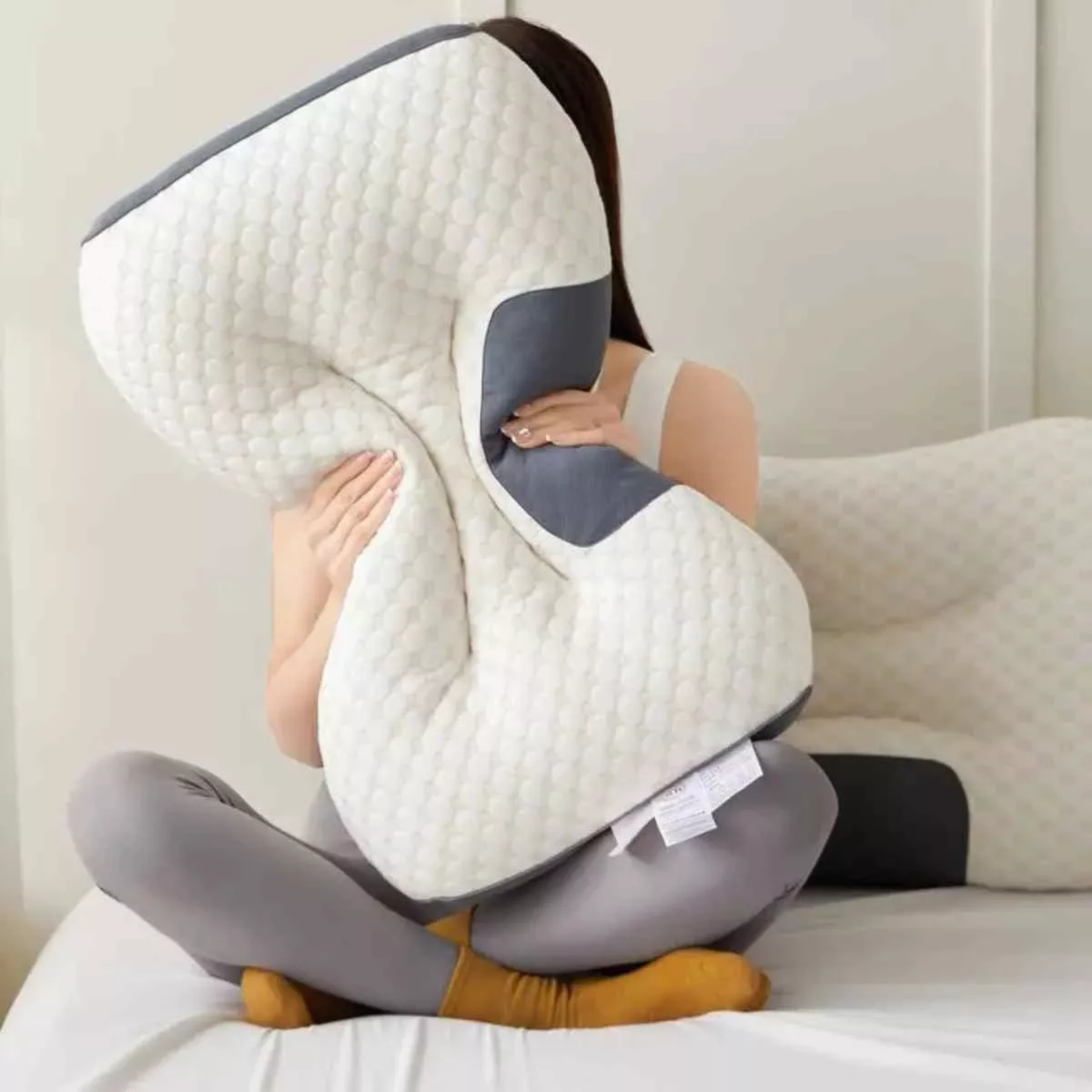 Gray helmet for bikers