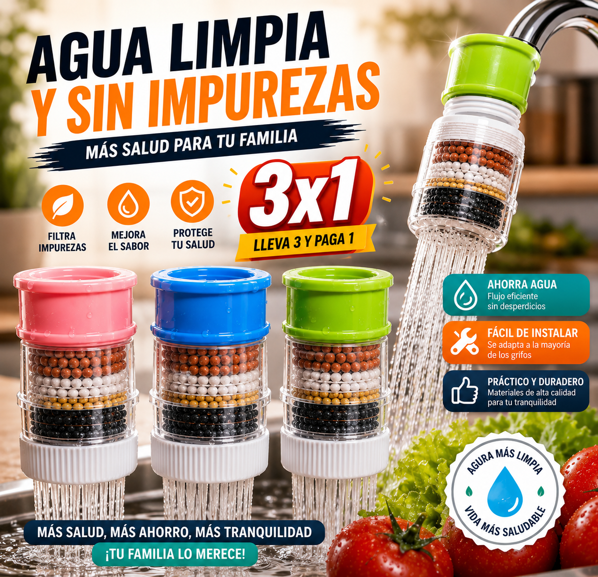 💧 Ahorrador Purificador De Agua