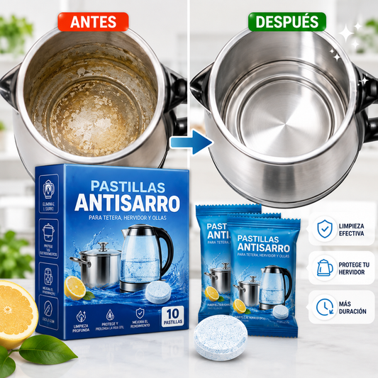 ✨ Pastillas Antisarro para Tetera, Hervidor y Ollas ✨