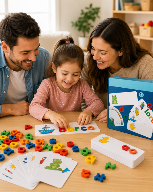 Juego De Palabras Infantil Deletreo Montessori Aprendizaje